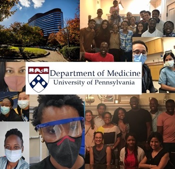 collage of people and the department of medicine logo